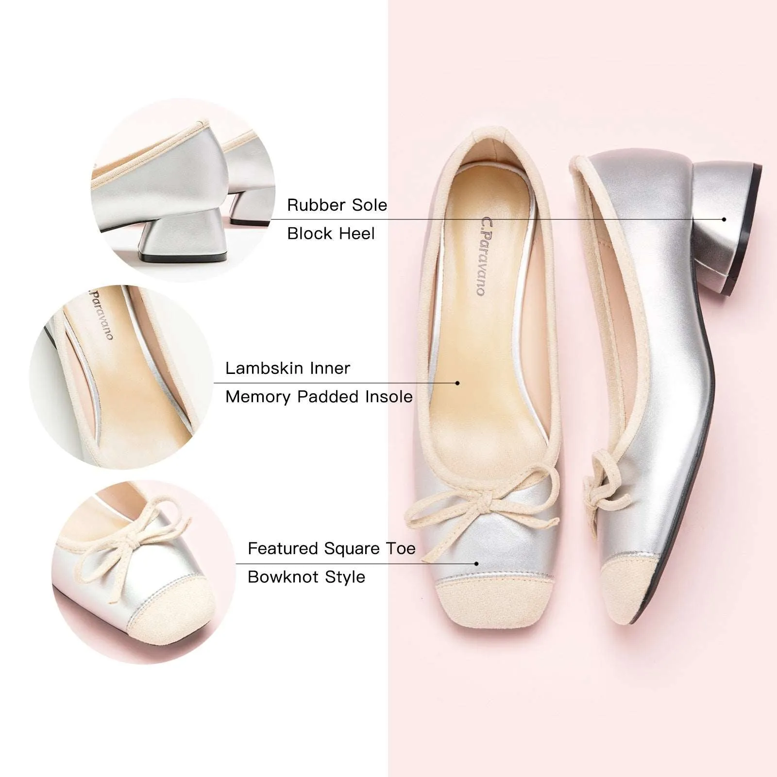Ballet Block Heel (Nina)