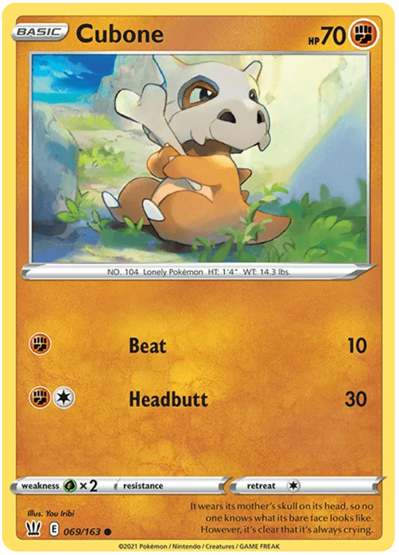 Cubone (069/163) [Sword & Shield: Battle Styles]