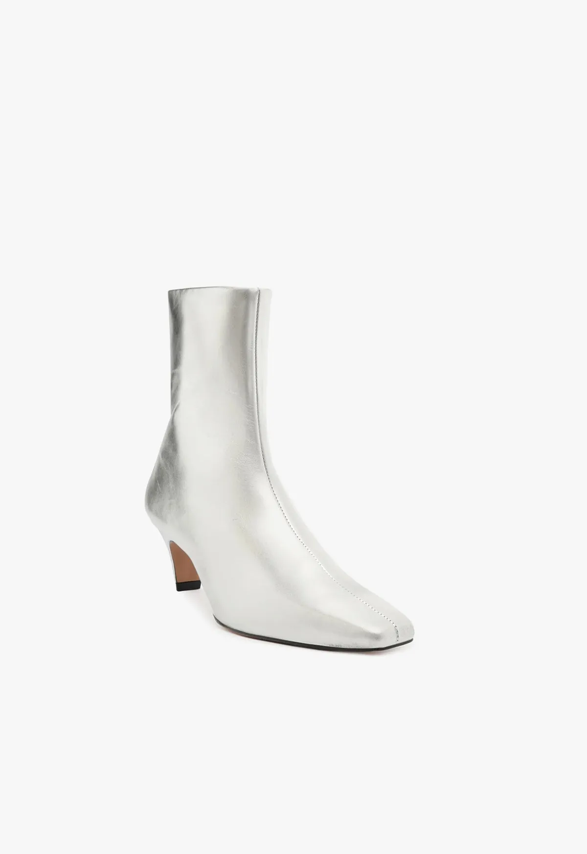 Dellia Metallic Leather Bootie
