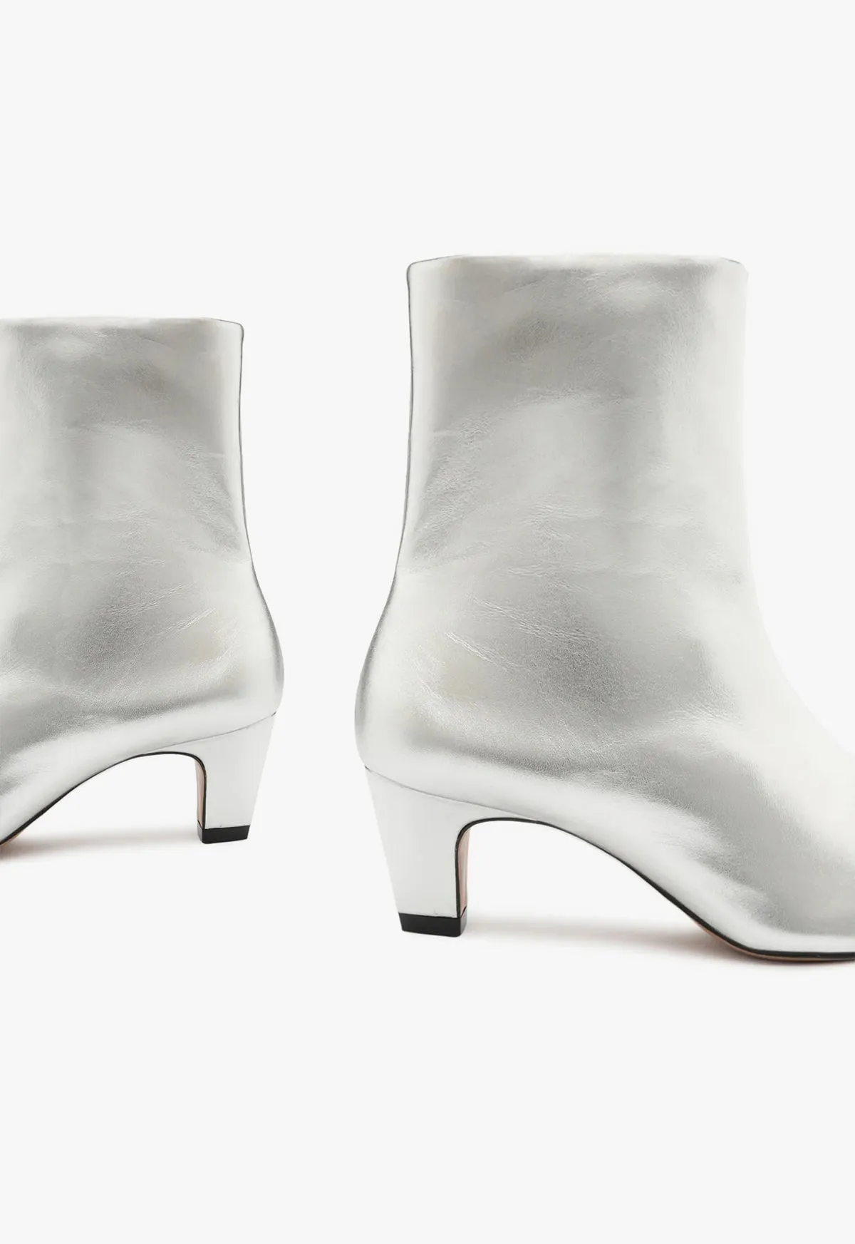 Dellia Metallic Leather Bootie