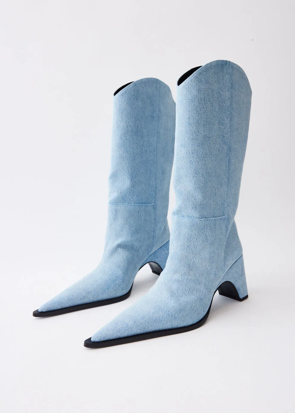 Denim Bridge Cowboy Boots