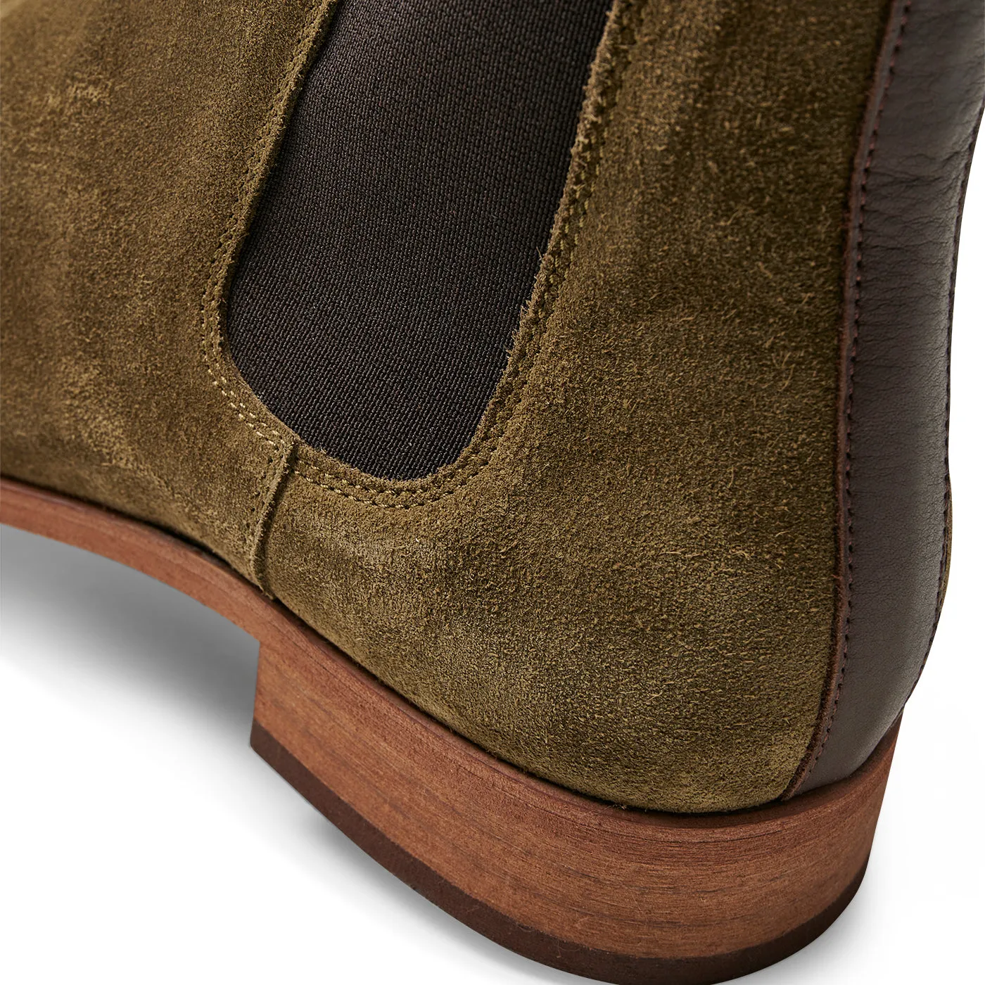 Dev chelsea boot waxed - GREEN