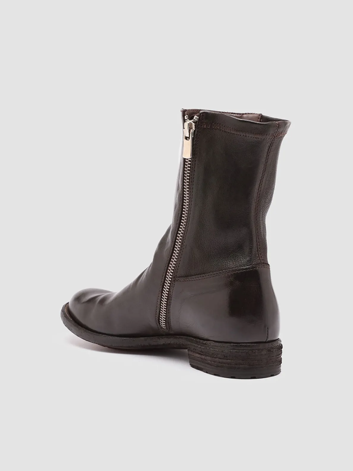 LEXIKON 135 - Brown Leather Booties