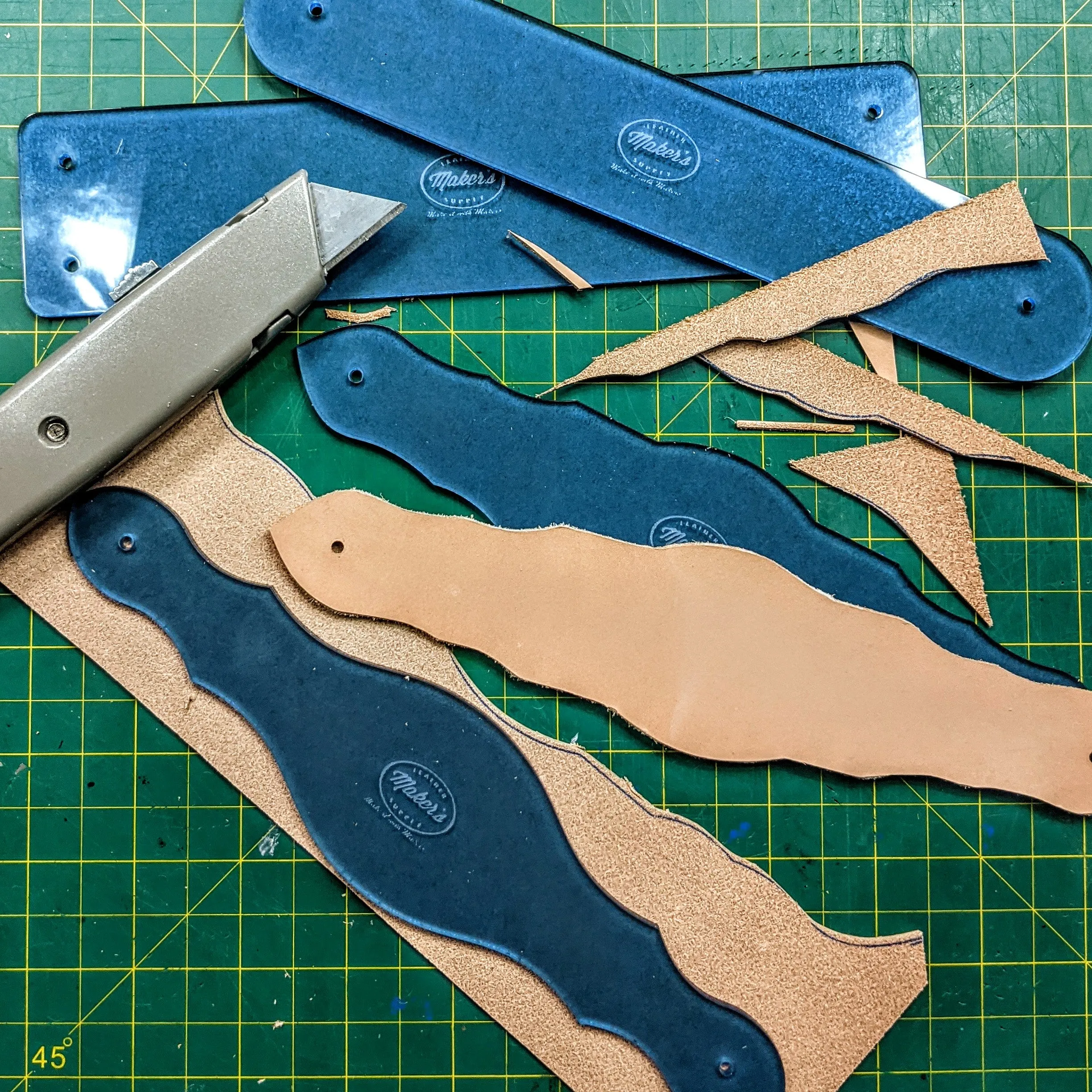 Maker's Leather Supply Cuff & Bracelet Template Set