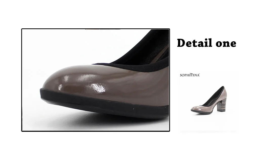 SOPHITINA Genuine Leather Highheels